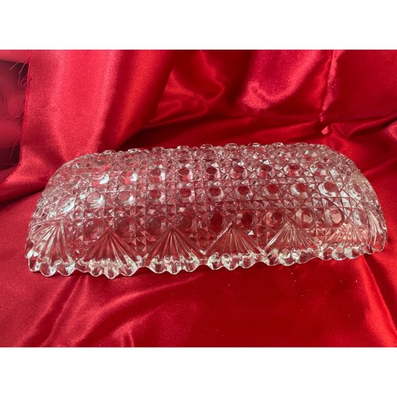 Early American Pressed Glass Celery Dish Antique Beautiful - Picture 2 of 5